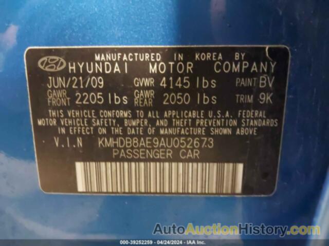 HYUNDAI ELANTRA TOURING GLS, KMHDB8AE9AU052673