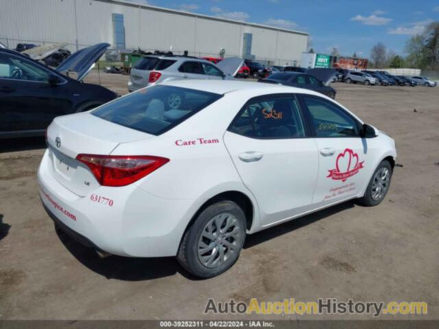 TOYOTA COROLLA LE, 2T1BURHE2JC123808