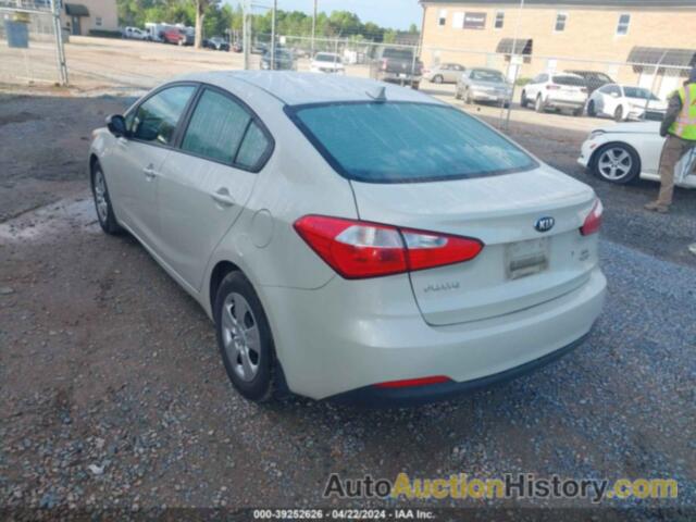 KIA FORTE LX, KNAFK4A60F5418002