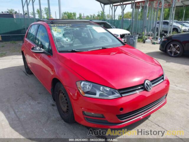 VOLKSWAGEN GOLF TDI SE 4-DOOR, 3VW2A7AU0FM018209