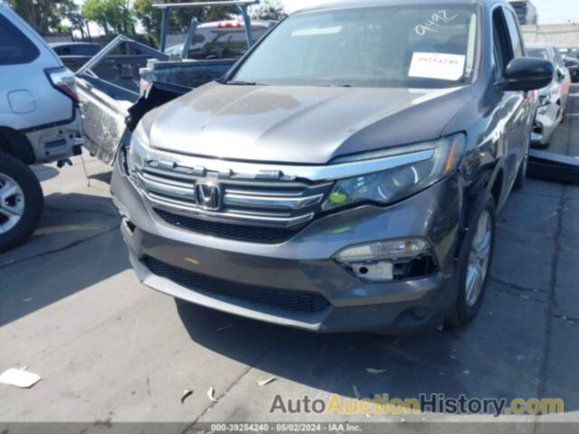 HONDA PILOT LX, 5FNYF5H15JB029492