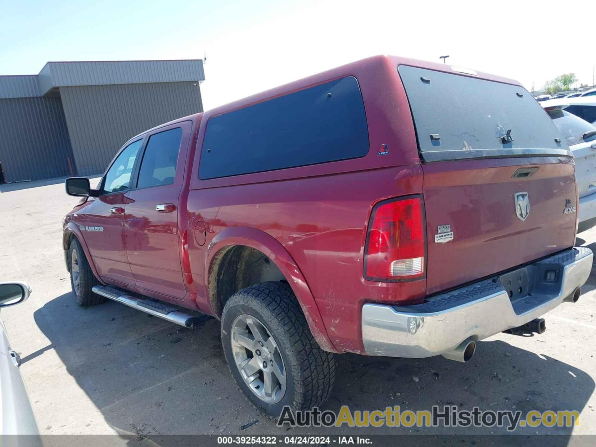 RAM 1500 LARAMIE, 1C6RD7NTXCS293509