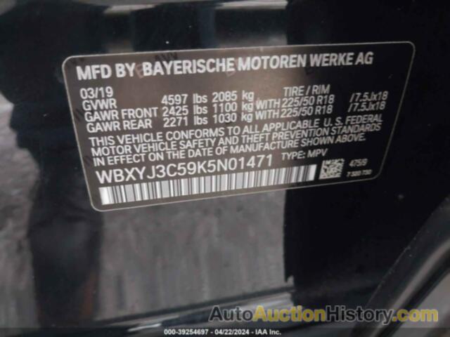 BMW X2 SDRIVE28I, WBXYJ3C59K5N01471