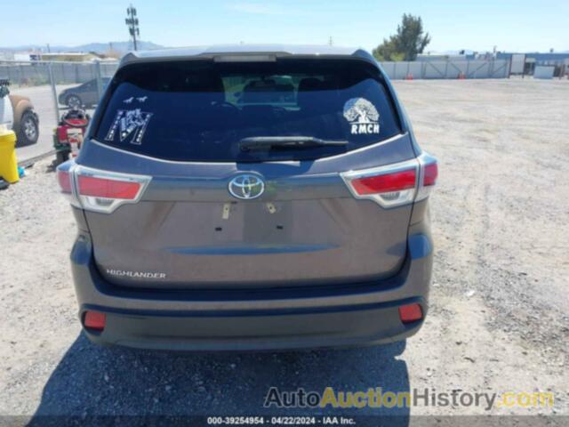 TOYOTA HIGHLANDER LE V6, 5TDZKRFH9GS133298