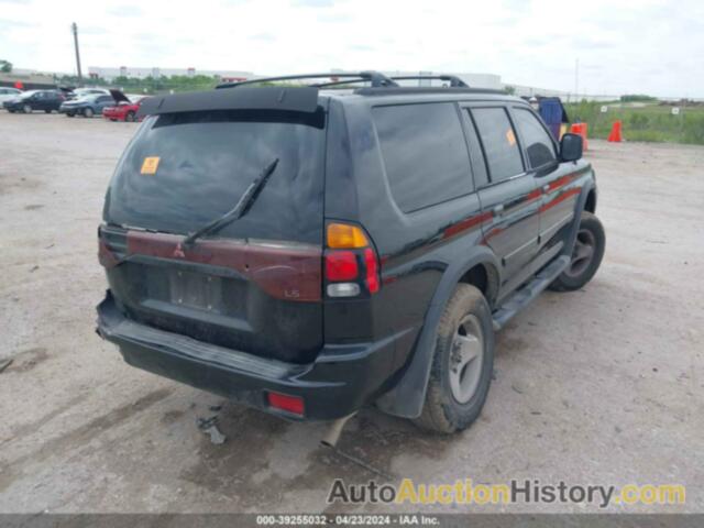 MITSUBISHI MONTERO SPORT LS/SPORT XLS, JA4LS31H9YP019799