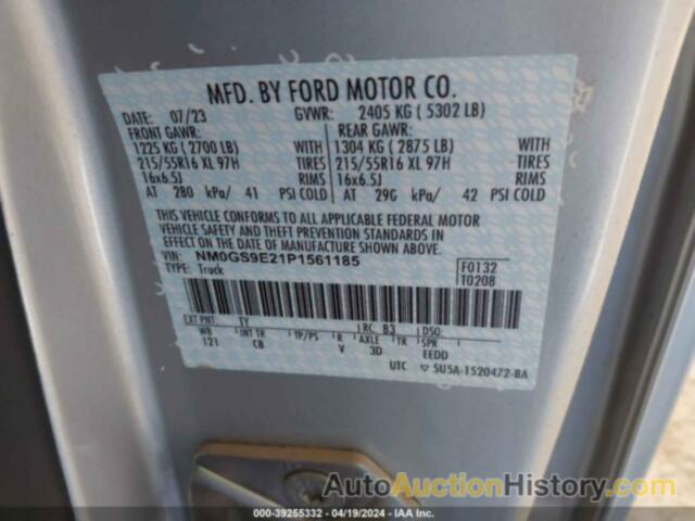 FORD TRANSIT CONNECT XL PASSENGER, NM0GS9E21P1561185