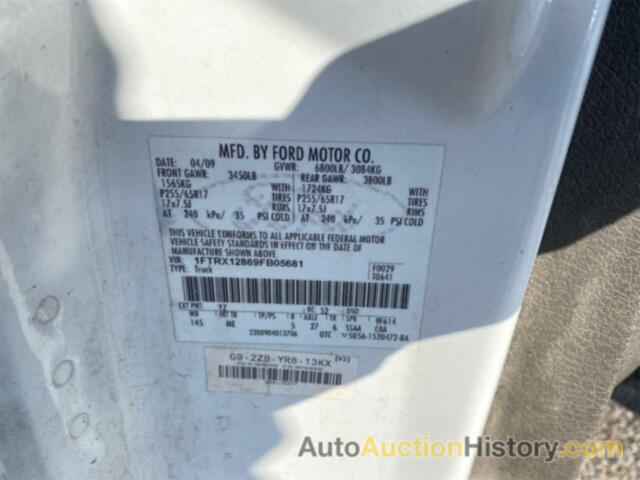 FORD F-150 STX/XL/XLT, 1FTRX12869FB05681