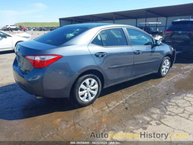 TOYOTA COROLLA LE, 5YFBURHEXEP176763