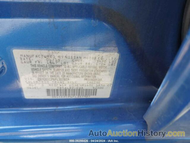 NISSAN VERSA NOTE SV, 3N1CE2CP6FL357927