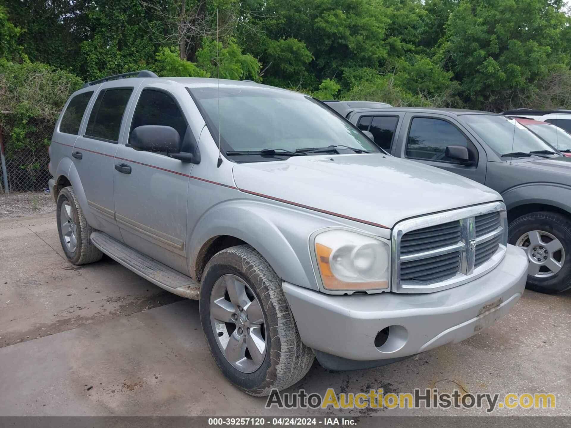 DODGE DURANGO LIMITED, 1D4HB58NX5F541378