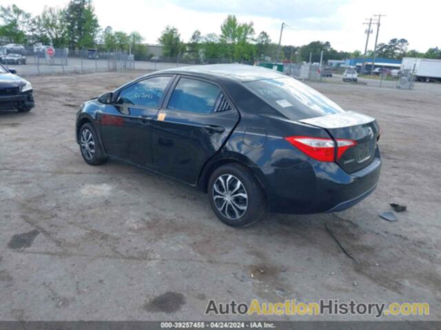 TOYOTA COROLLA LE, 2T1BURHE0EC203551