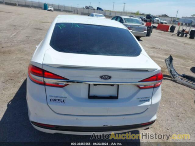 FORD FUSION HYBRID TITANIUM, 3FA6P0RU7HR230535