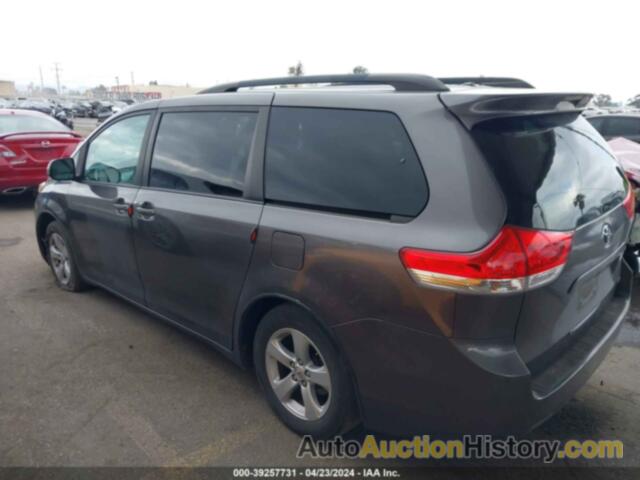 TOYOTA SIENNA LE, 5TDKK3DC5DS361817