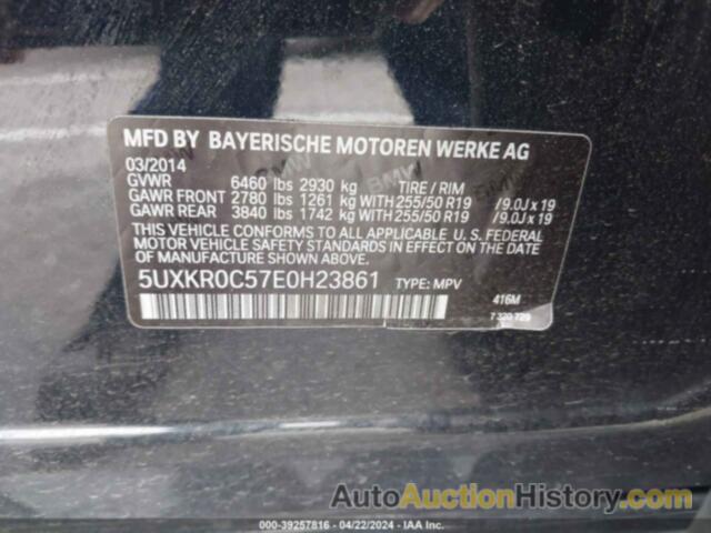 BMW X5 XDRIVE35I, 5UXKR0C57E0H23861