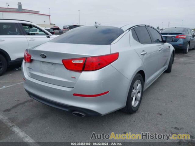 KIA OPTIMA LX, 5XXGM4A78EG270198