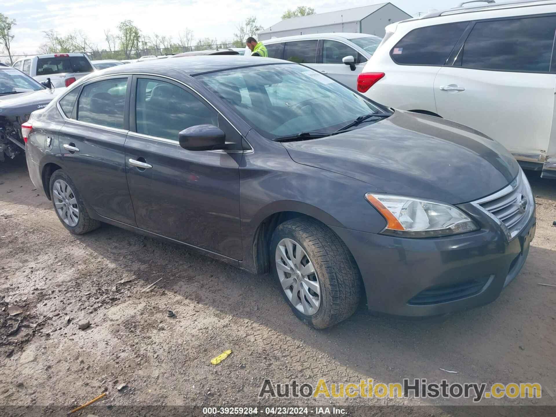 NISSAN SENTRA SV, 3N1AB7AP4DL658922