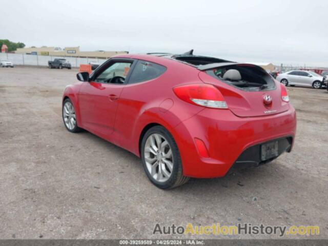 HYUNDAI VELOSTER BASE W/GRAY, KMHTC6AD1CU074965