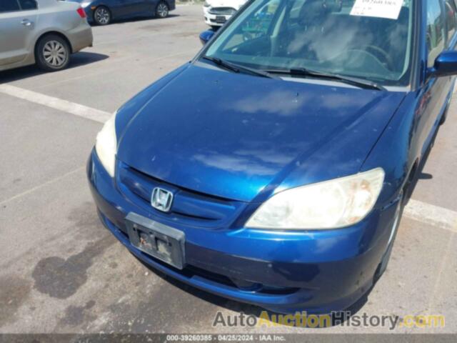 HONDA CIVIC HYBRID, JHMES96675S016609