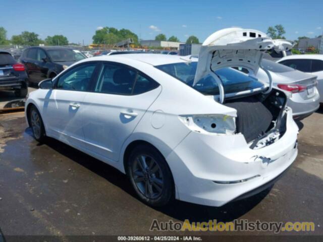 HYUNDAI ELANTRA SEL, 5NPD84LF9JH277977