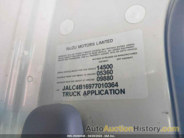 ISUZU W4S042 NPR HD DSL REG, JALC4B16977010364