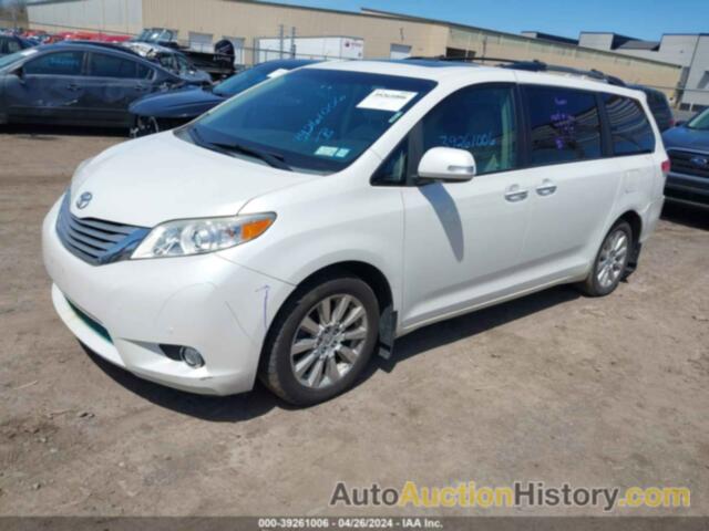 TOYOTA SIENNA LIMITED 7 PASSENGER, 5TDDK3DC7DS070731