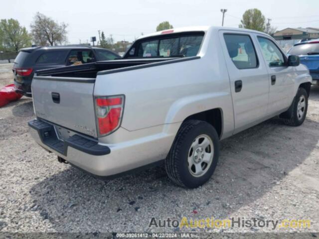 HONDA RIDGELINE RT, 5FPYK1F22CB456252