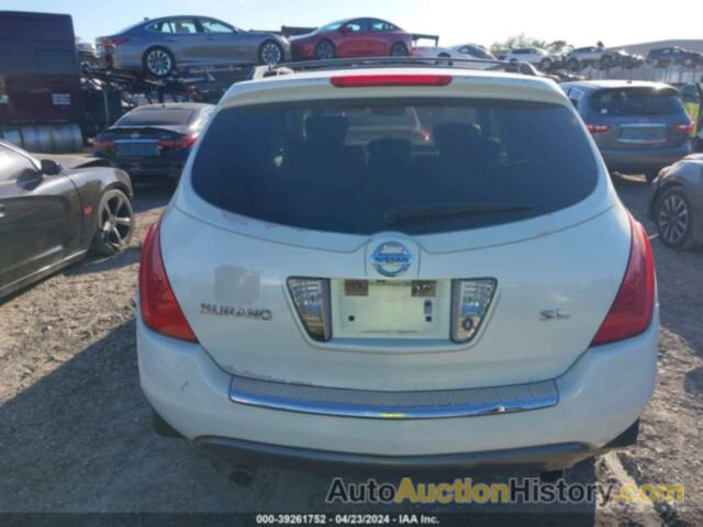 NISSAN MURANO SL, JN8AZ08T27W514209