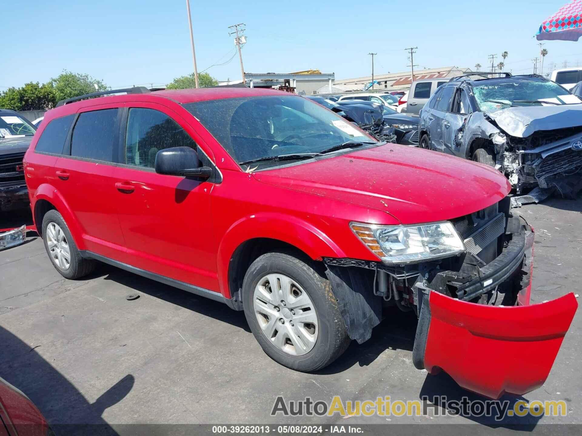 DODGE JOURNEY SE, 3C4PDCAB3GT158768