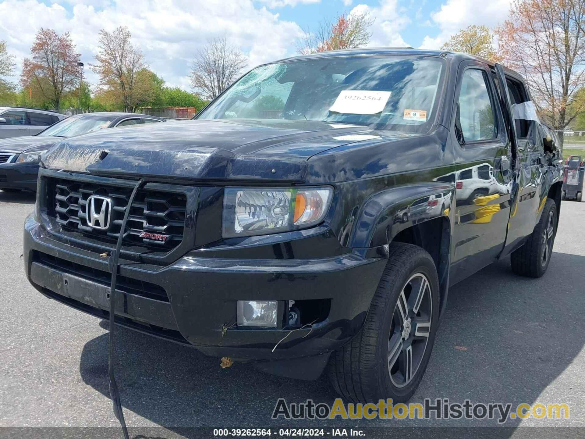 HONDA RIDGELINE SPORT, 5FPYK1F74DB015543