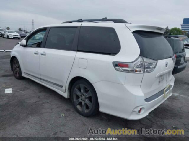 TOYOTA SIENNA SE 8 PASSENGER, 5TDXK3DCXES465615