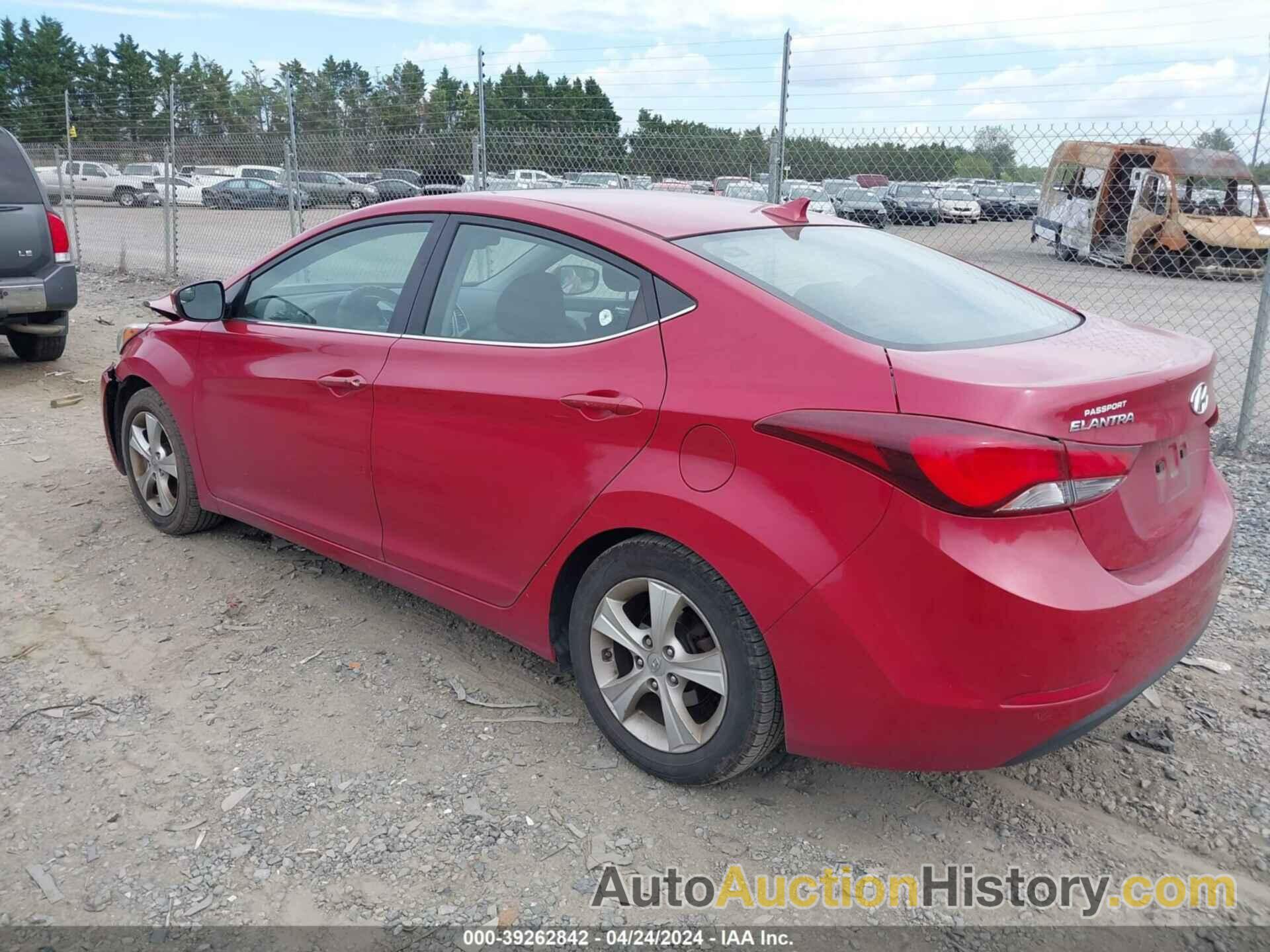 HYUNDAI ELANTRA VALUE EDITION, KMHDH4AE6GU491538