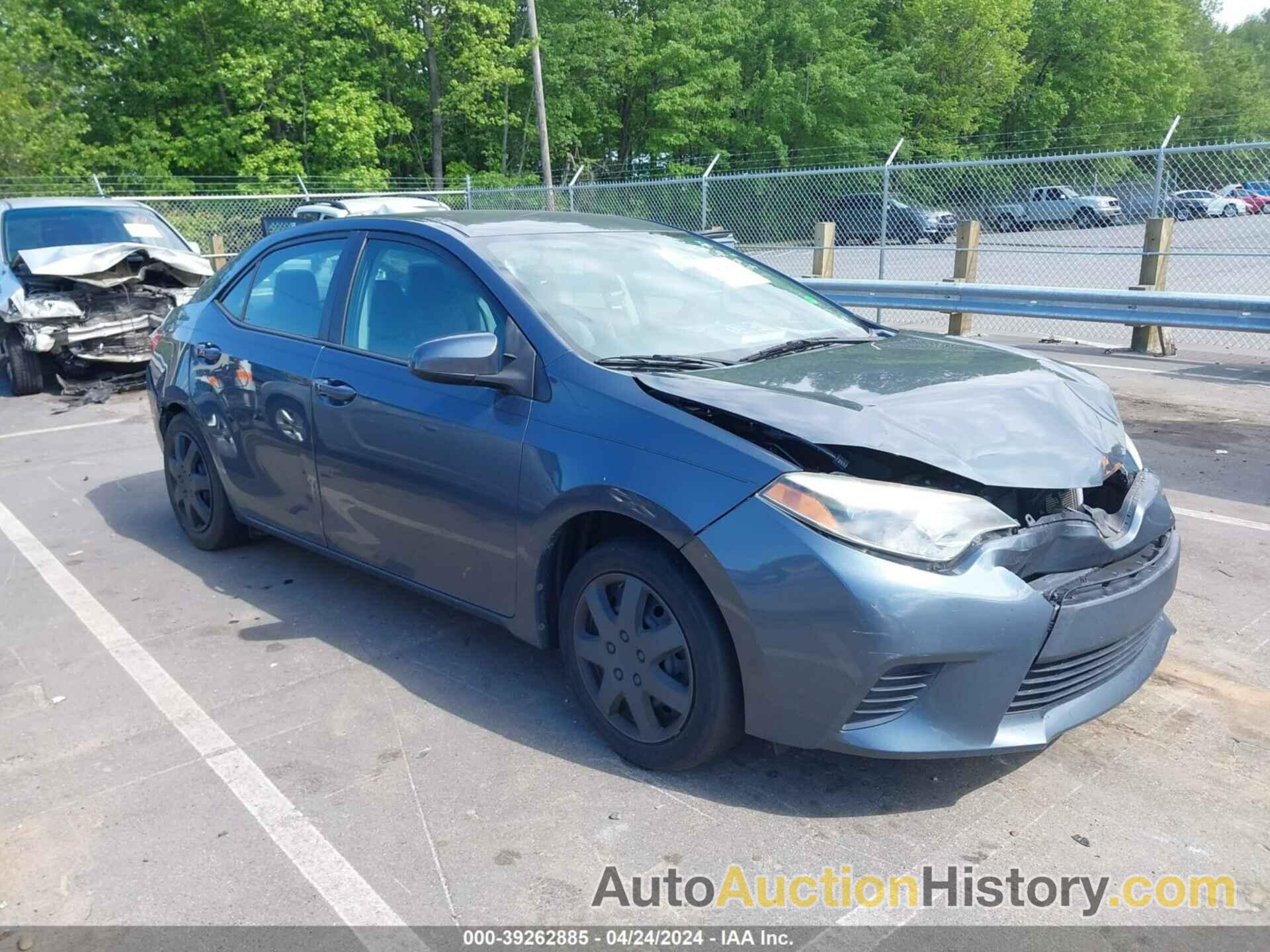 TOYOTA COROLLA LE, 2T1BURHE3EC138775