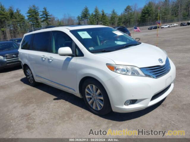 TOYOTA SIENNA LIMITED 7 PASSENGER, 5TDDK3DC8CS044265