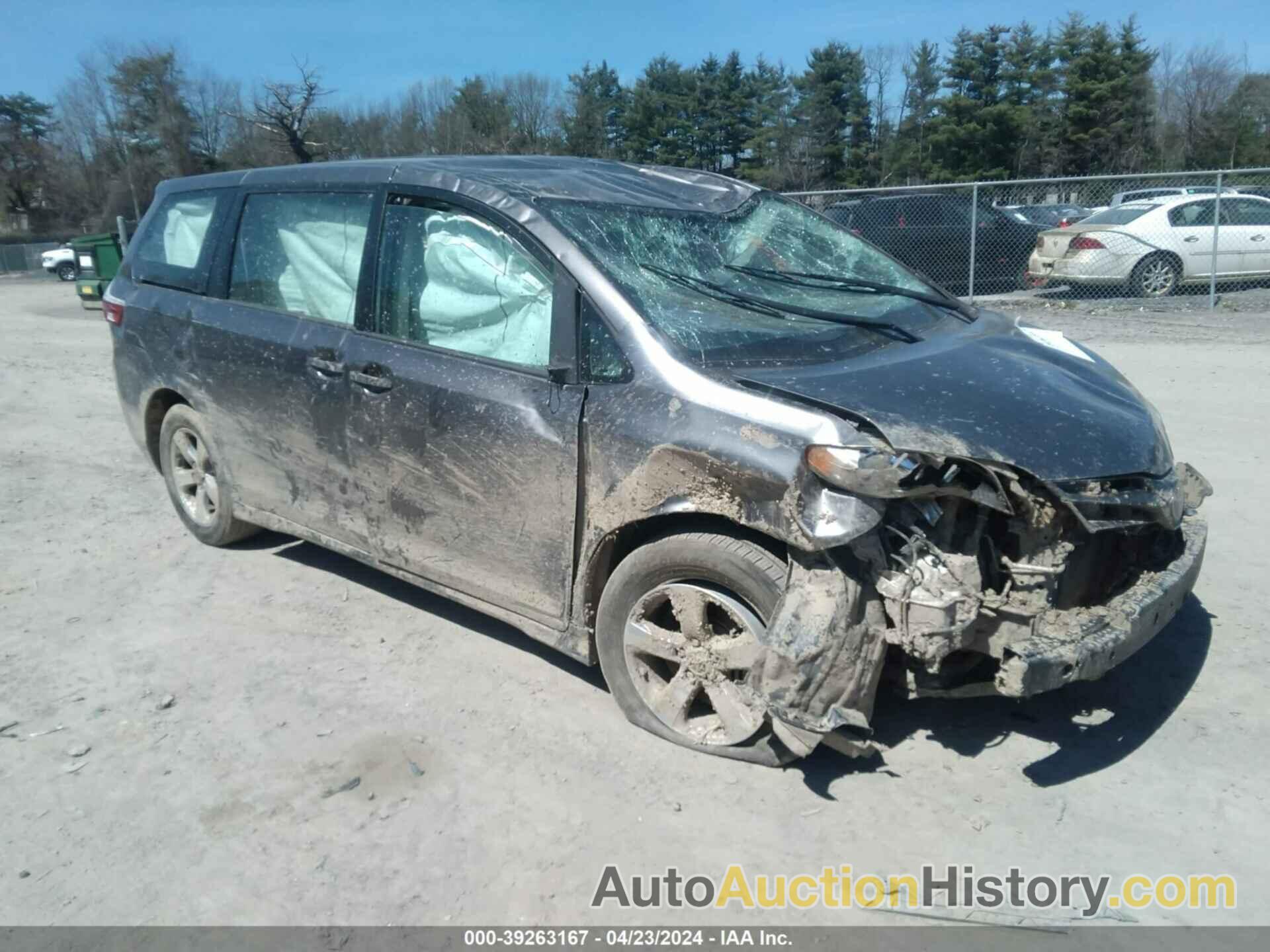 TOYOTA SIENNA L 7 PASSENGER, 5TDZZ3DC1JS908409