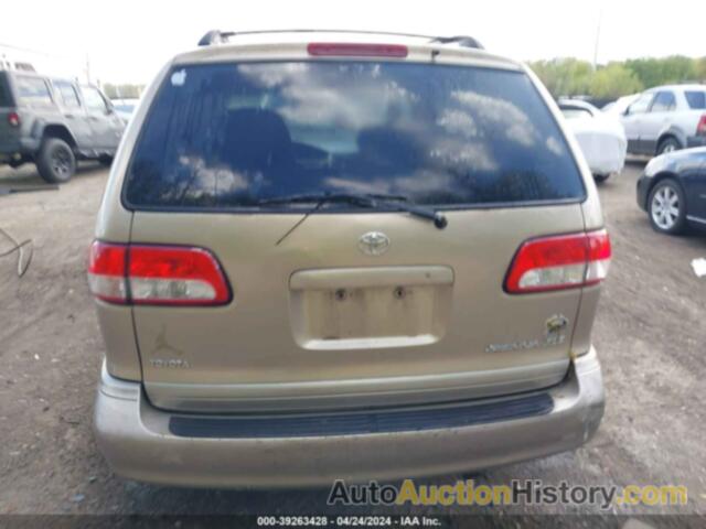 TOYOTA SIENNA XLE, 4T3ZF13C11U407033