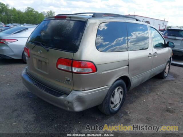 TOYOTA SIENNA XLE, 4T3ZF13C11U407033