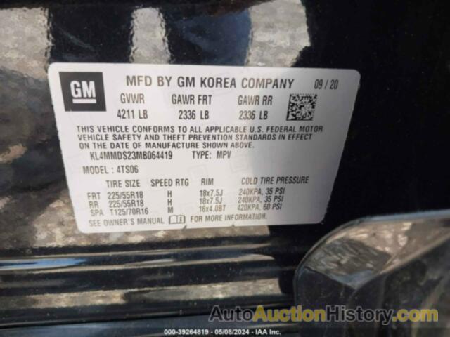 BUICK ENCORE GX FWD SELECT, KL4MMDS23MB064419