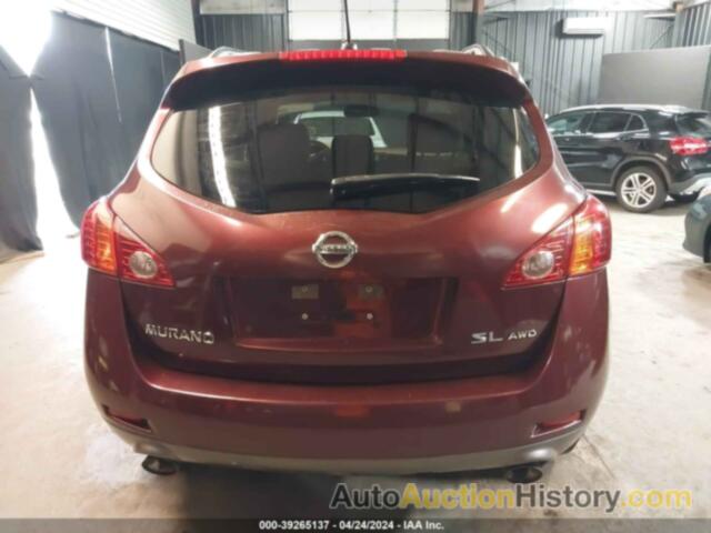 NISSAN MURANO SL, JN8AZ18W89W211910