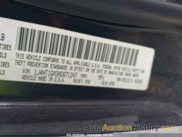 JEEP PATRIOT SPORT, 1J4NT1GA3AD671247