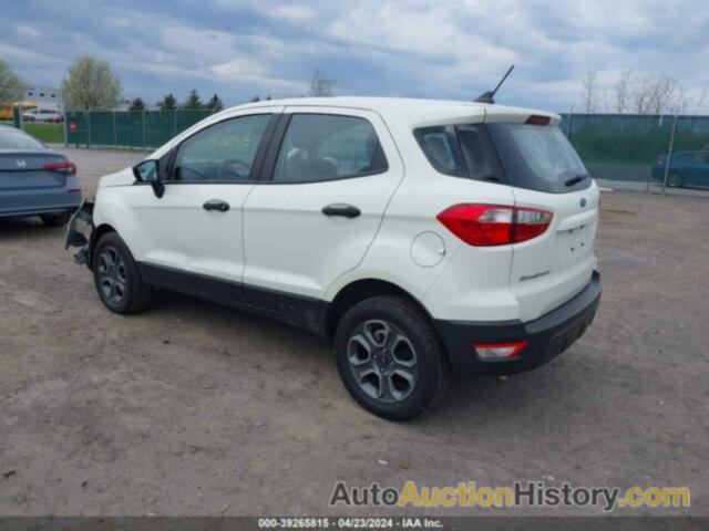 FORD ECOSPORT S, MAJ6S3FL3NC473135