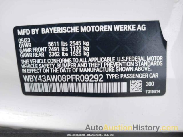 BMW I4 EDRIVE35, WBY43AW08PFR09292