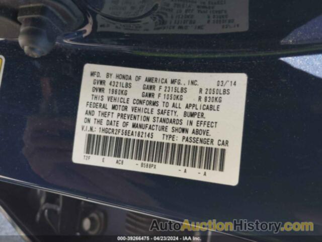 HONDA ACCORD SPORT, 1HGCR2F56EA182145