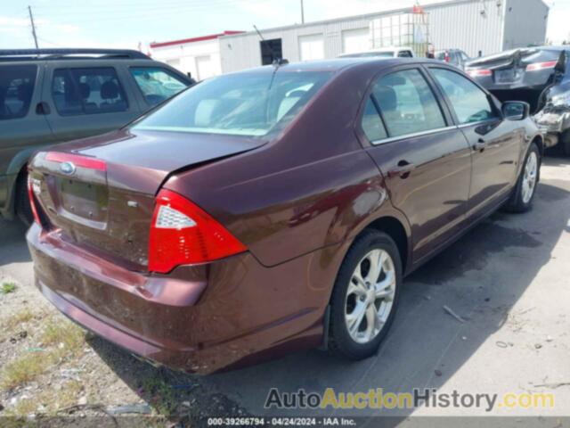 FORD FUSION SE, 3FAHP0HA2CR163657