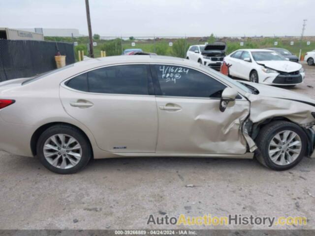 LEXUS ES 300H, JTHBW1GG9E2043004