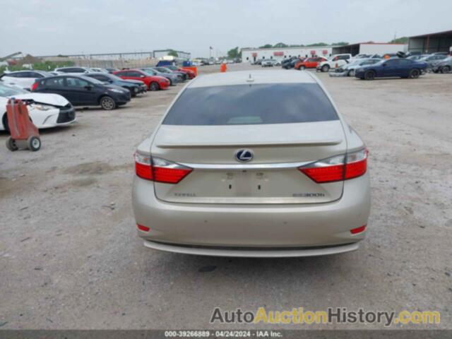 LEXUS ES 300H, JTHBW1GG9E2043004