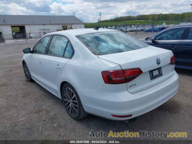 VOLKSWAGEN JETTA 1.8T SPORT, 3VWD17AJ1HM302739