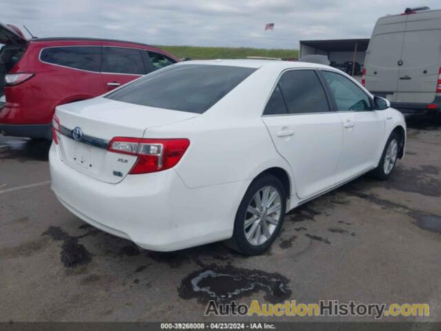 TOYOTA CAMRY HYBRID XLE, 4T1BD1FK8CU057776