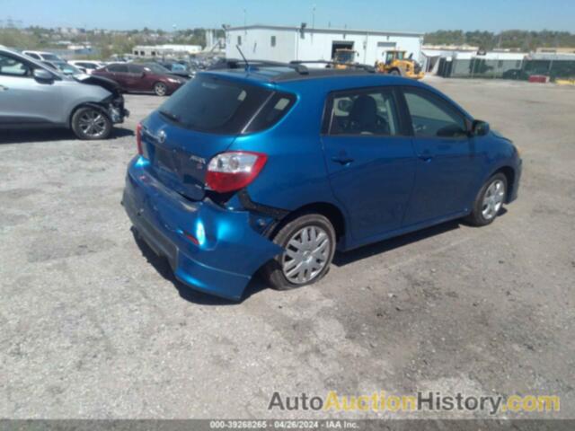 TOYOTA MATRIX S, 2T1LE40E19C005082