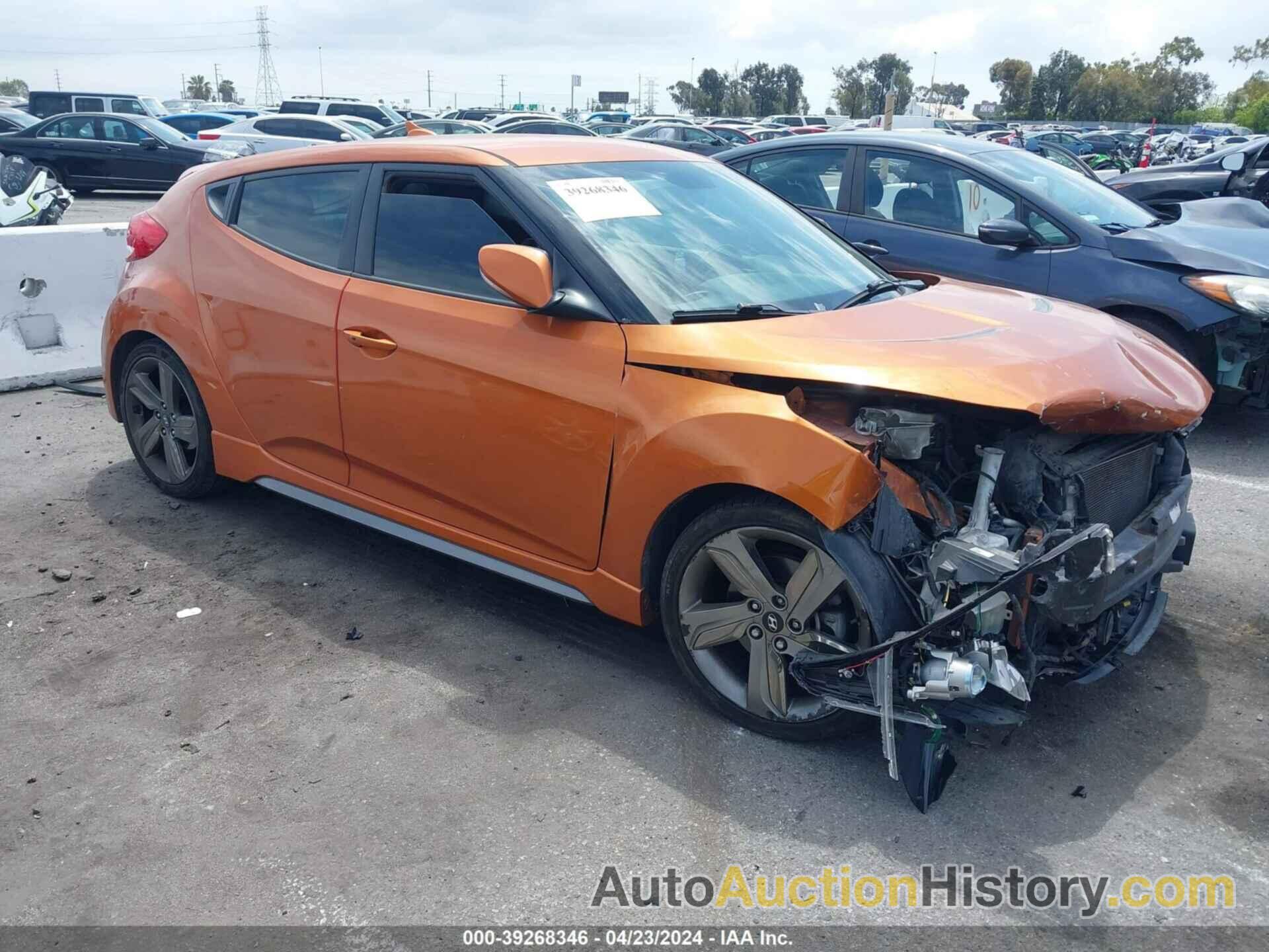 HYUNDAI VELOSTER TURBO, KMHTC6AE6FU220225