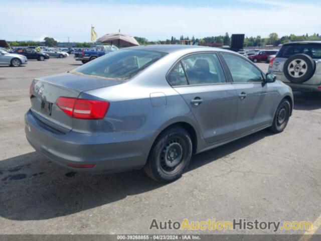 VOLKSWAGEN JETTA 2.0L S, 3VW2K7AJXFM334123